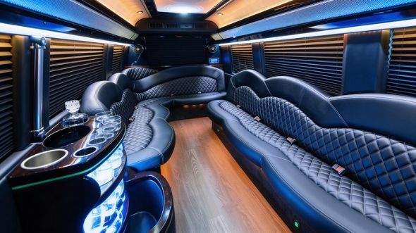 daly city sprinter limousine interior