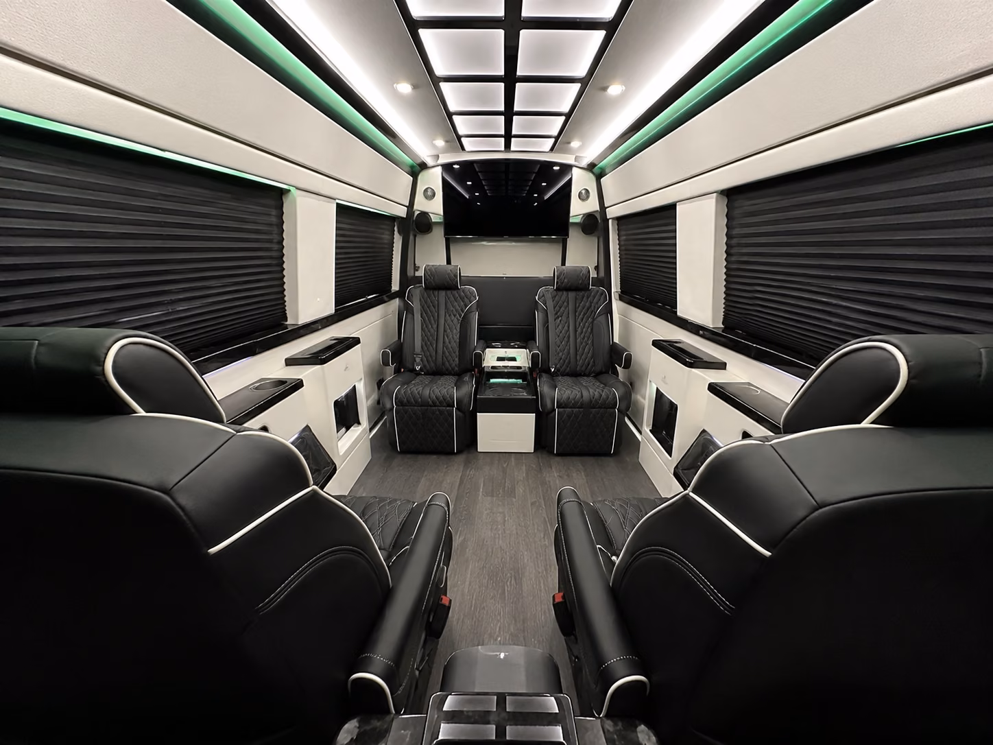 daly city 10 passenger sprinter van inside