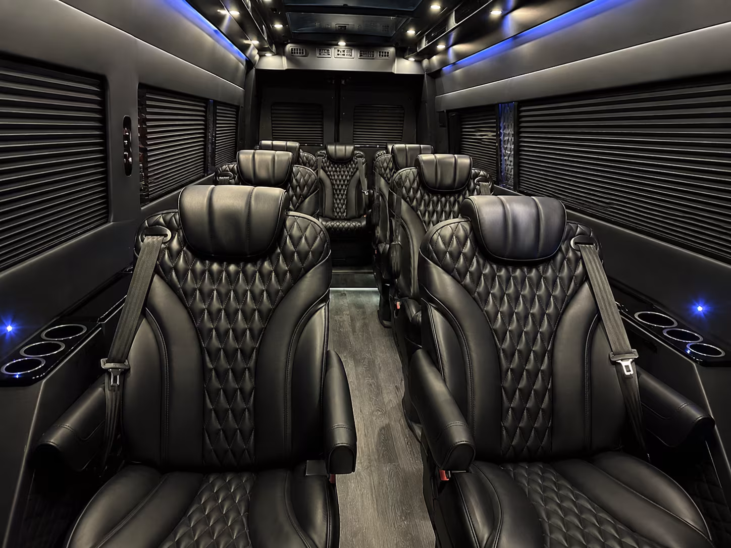 daly city 12 passenger sprinter van interior