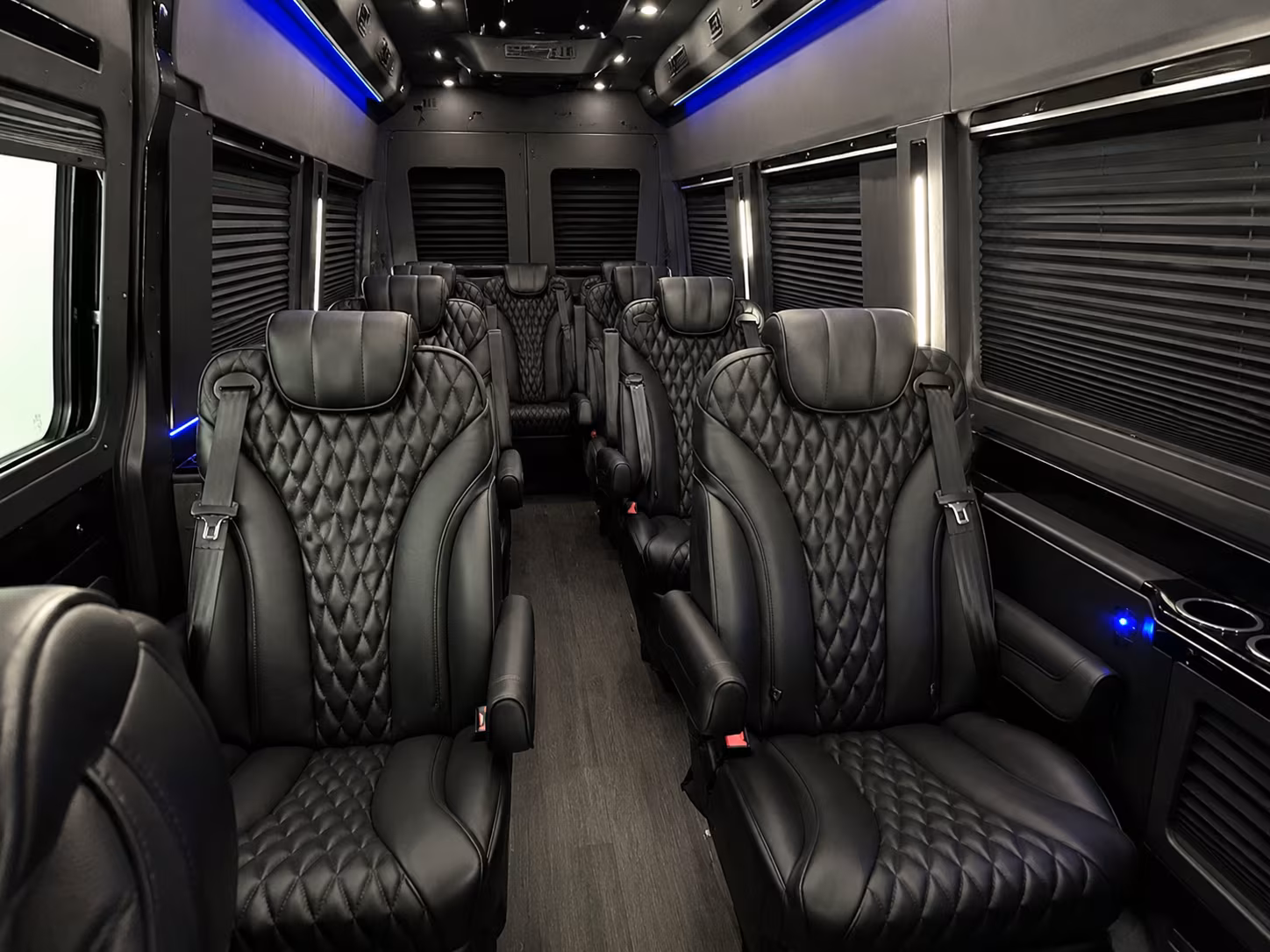 daly city 20 passenger sprinter van interior