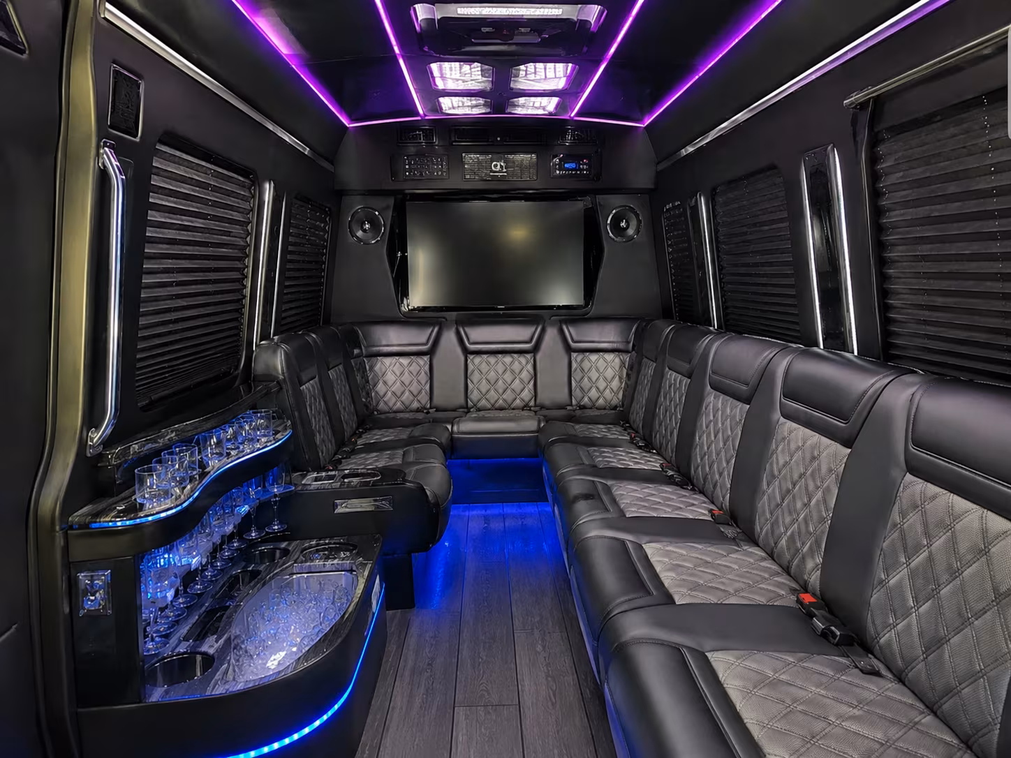 daly city sprinter limousine inside